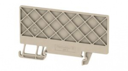 2489090000, Partition Plate, Dark Beige, Weidmuller