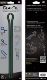 GEAR TIE 24-FOREST GREEN, Gear Tie 24" Forest Green, Nite Ize