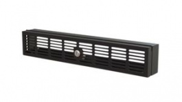 RKSECLK2U, 19" Server Rack and Cabinet Hinged Security Lock Panel 85 x 493mm Steel 2U Black, StarTech.com