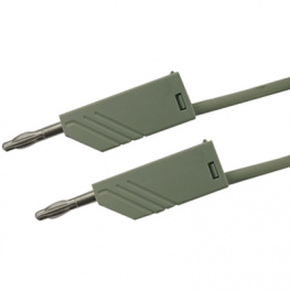 MLN 100/2.5 GRAU / GREY, Test lead diam. 4 mm Grey 100 cm 2.5 mm2 CAT I, SKS Kontakttechnik