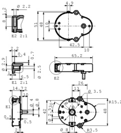 UGM10CNN, Step-Down Gear, 100, SAIA-BURGESS