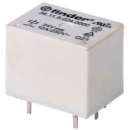 36.11.9.012.4001, PCB power relay 12 VDC 360 mW, FINDER