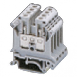 3003017, UK 4 terminal block, 0.2...4 mm2 600 vac 32 a grey, Phoenix Contact