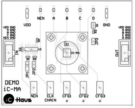 IC-MA EVAL MA1D, Evaluation board -, IC-Haus