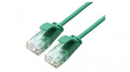 21.15.3935, Patch Cable, RJ45 Plug - RJ45 Plug, Patch Cable, U/UTP, 2m, Green, Roline