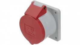 132001, CEE integral socket red 16 A/400 VAC, Bals