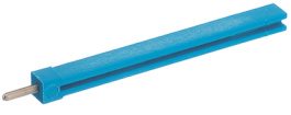 FS-100, Guide Rail 100 mm Polyamide, GF Light Blue Light Blue, Fischer Elektronik