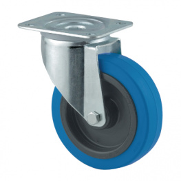 3470URF100P62BLAU, Steering castor 100 mm, Tente