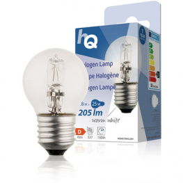 HQHE27BALL002, Halogen lamp 230 VAC 28 W E27, HQ