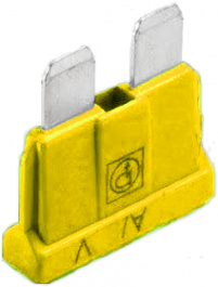 164.6185.5202, Fuse ATO 20 A 32 VDC yellow, Littelfuse