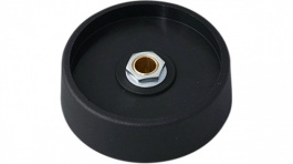 A3150069, Control knob without recess black 50 mm, OKW