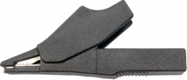 XKK-200 BLACK, Safety crocodile clip diam. 2 mm black, Staubli (former Multi-Contact )