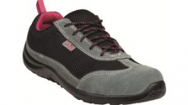 COMOSPNO35, Lady Suede Trainer Size 35 Black, Delta Plus