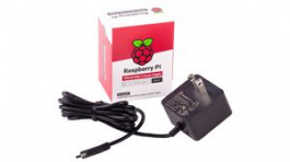 KSA-15E-051300-HX, US, BLACK, Raspberry Pi - Charger, 5V, 3A, USB Type-C, US Plug, Black, Raspberry