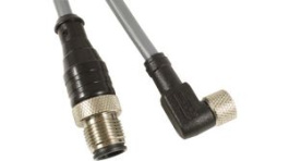 DR04GW101 SL358, Соединительный кабель; M12,M8; PIN: 4; 5м; вилка; 36ВAC; 2,2А; IP67, Alpha Wire