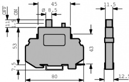 201-3,0A, Thermal-magnetic circuit-breaker 3 A, ETA