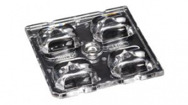 C13299 STRADA-2X2-ME, Линза для LED; квадратная; прозрачный; H:7,1мм; Габариты:50x50мм, LEDIL