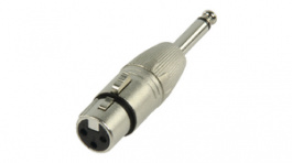 PBXF-J, XLR Adapter, 1 x Jack Plug Mono 6.3 mm, 6.3/3.5 mm, KONIG