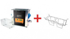RND 605-00035+RND-605-00061, Ultrasonic Cleaning Tank 6l 150W + Beaker Basket, RND Lab