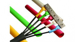 F1051IN BK008 [7 м], Heat-Shrink Tubing 2:1 7.62 m PVC Black, Alpha Wire