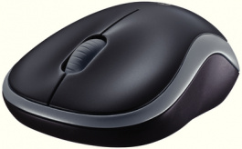 910-002235, Wireless Mouse M185 1000dpi Optical Black / Grey, Logitech