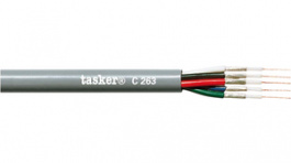 C263 [100 м], Кабель: коаксиальный; Материал внешн.оболочки: PVC FirestoP®, Tasker