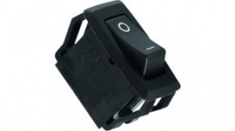 471001264143, Rocker Switch 1NC ON-OFF Black, WURTH Elektronik