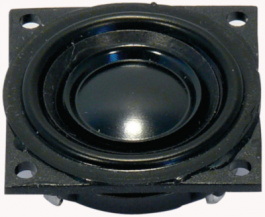 K 23 SQ 8 OHM, Miniature loudspeaker, 8 Ohm, 1 W, 0.5 W, Visaton