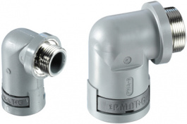 MVWV-M202-10, Fitting 90° elbowNW12 Grey, PMA AG (Cable protection)