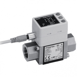 PF3W720-F04-FTN-M, Digital Flow Switch 0.2 % 1.7...22 L/min G1/2^, SMC PNEUMATICS