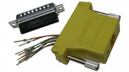 DA25-PMJ8-Y-K, Adaptor D-Sub male to RJ45 25P, MH Connectors
