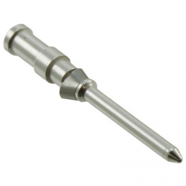 09150006102, Контакт; "папа"; 1мм2; Han D; посеребренные; обжим; 10А; сплав меди, Harting