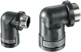 BVWD-M202GT, Угловой разъем 90°; Резьба: метрическая,внешняя; Oрукава: 12мм, PMA AG (Cable protection)