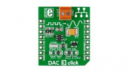MIKROE-2038, DAC3 Click Development Board 5V, MikroElektronika