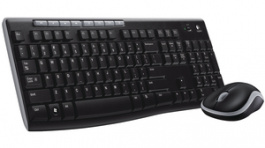 920-004511, Wireless Combo MK270 DE / AT USB black, Logitech