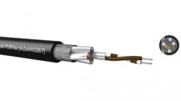 CAT 7 MOBIL PUR FLEX STP-C [100 м], LAN Cable 0.12 mm2 PUR Black Reel of 100 meter, Kabeltronik