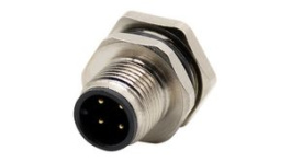 RND 205-01181, M12 Straight Plug Circular Sensor Connector, 4 Poles, A-Coded, Solder, RND Connect