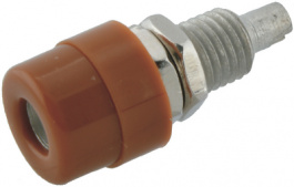 BIL 20 BRAUN / BROWN., Socket diam. 4 mm brown CAT I N/, SKS Kontakttechnik