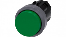 3SU1030-0BB40-0AA0, SIRIUS ACT Push-Button front element Metal, matte, green, Siemens