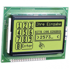 EA P128-6N7LED, LCD-graphic display 128 x 64 Pixel, Electronic Assembly