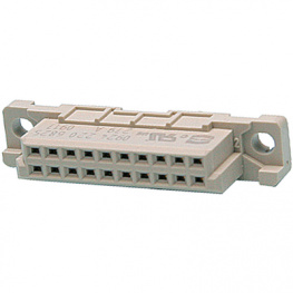 09242206824, Socket B/3 20pol DIN 41612, Harting