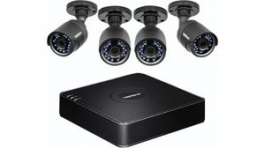 TV-DVR104K, 4-Channel HD Surveillance Kit Black 1920 x 1080, Trendnet