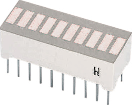 ELB1001USOWA/S530-A4, LED bar display orange, Everlight