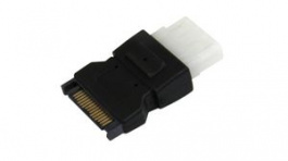 LP4SATAFM, Power Cable Adapter Black, StarTech.com