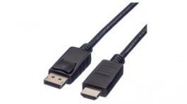 11.44.5781, Video Cable, Green, DisplayPort Plug - HDMI Plug, 1920 x 1200, 2m, Roline