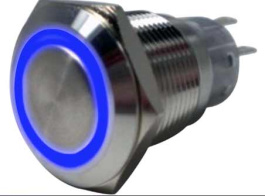 RND 210-00409, Anti-Vandal Push-Button Switch, 19 mm, IP67, RND Components