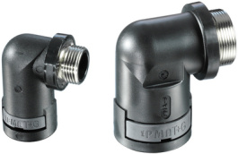 NVWV-M202-10, Fitting 90deg elbowNW12 black, PMA AG (Cable protection)