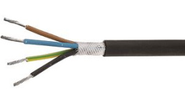 12430116 [100 м], Mains cable&nbsp;&nbsp; 3 x1.50 mm2 Copper strand tin-plated unshielded RADOX® 130 black, Huber+Suhner