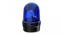 885.530.75, Rotating Mirror Beacon Blue 24VAC / DC LED, WERMA Signaltechnik