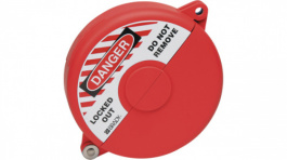 65563, Gate Valve Lockout;Red;Polypropylene, Brady